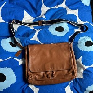 Coach leather crossbody bag